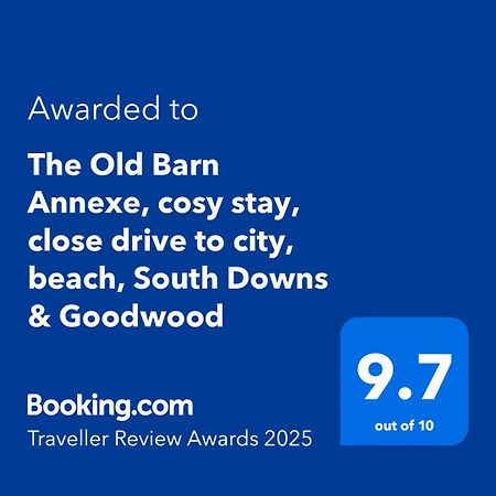 The Old Barn Annexe, Cosy Stay, Close Drive To City, Beach, South Downs & Goodwood Chichester Exterior photo